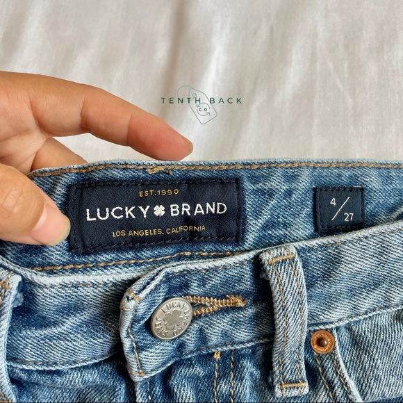 LUCKY BRAND The Boyfriend Distressed Denim Jean Shorts | 4 / 27 - Picture 4 of 10